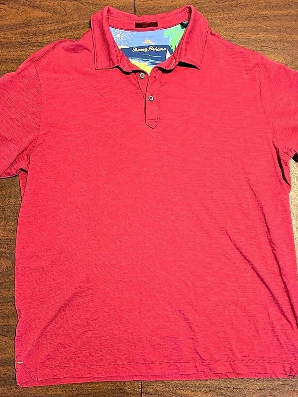 Tommy Bahama Pima Cotton Polo Shirt Red XL